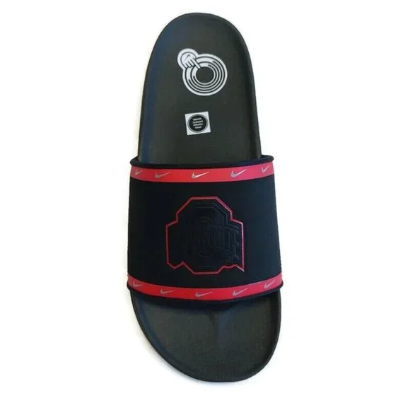 Nike Offcourt Slide Sandal Mens Size 9 Ohio State Buckeyes Cushioned Strap - Picture 2 of 10